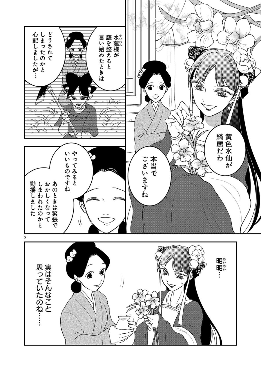康和国花宮伝～悪役姫に転生したようですが、推し活に忙しいのでお役御免させていただきます～ 第8話 - Page 2