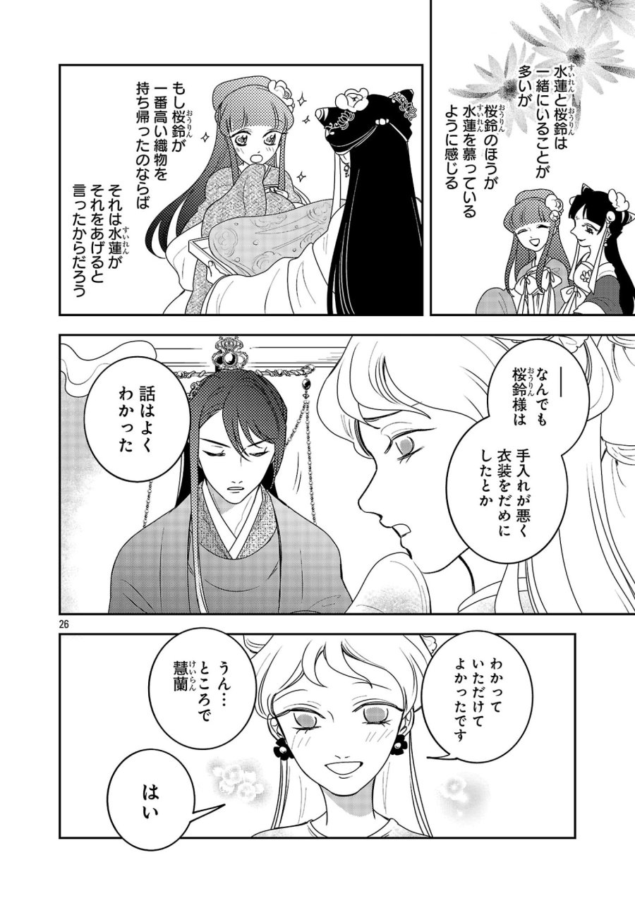 康和国花宮伝～悪役姫に転生したようですが、推し活に忙しいのでお役御免させていただきます～ 第8話 - Page 26