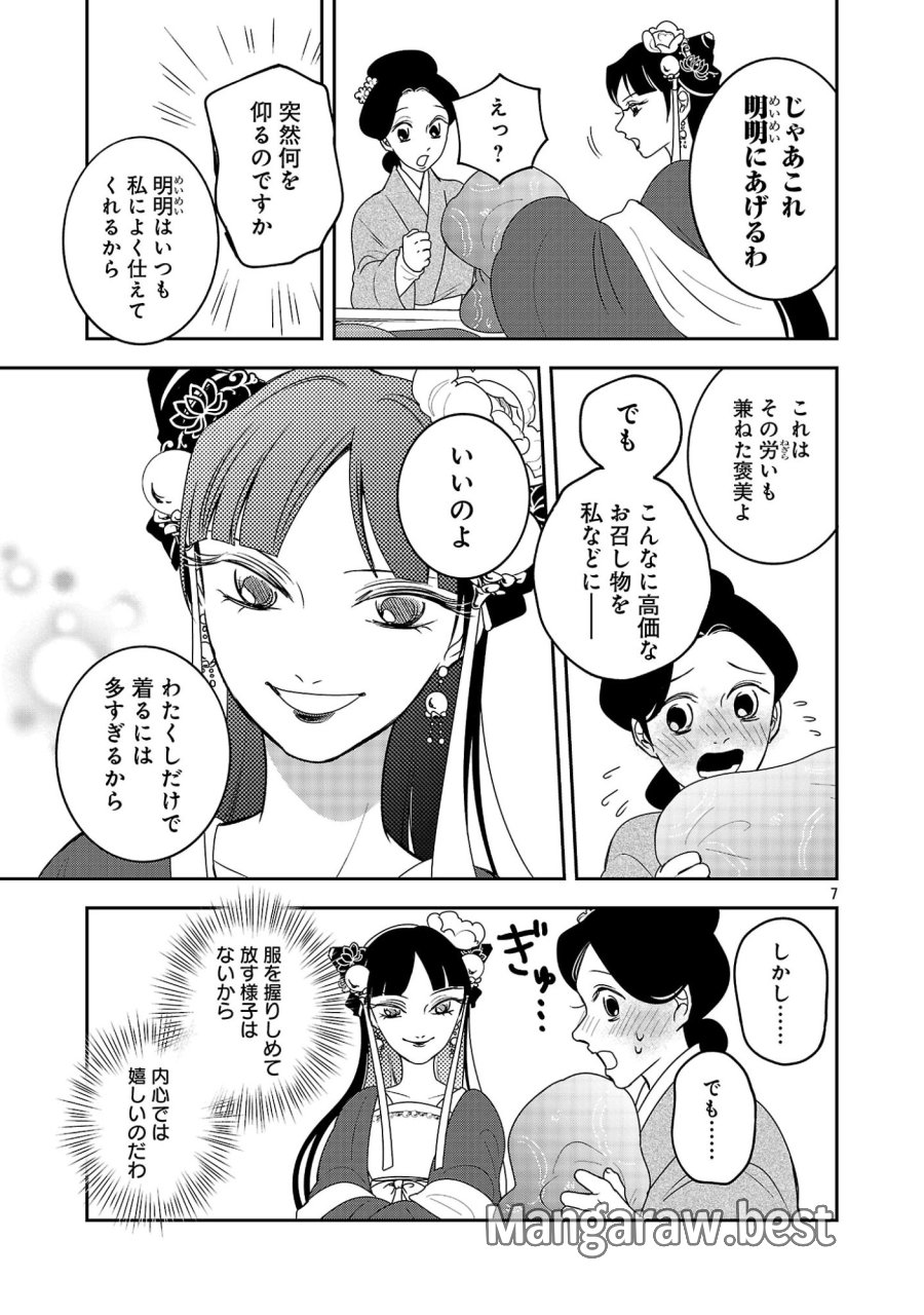 康和国花宮伝～悪役姫に転生したようですが、推し活に忙しいのでお役御免させていただきます～ 第8話 - Page 7
