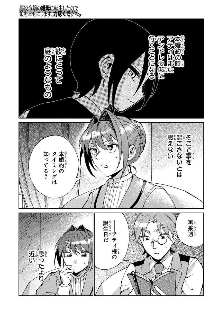 悪役令嬢の継母に転生したので娘を幸せにします、力尽くで。 THE COMIC 第13話 - Page 21