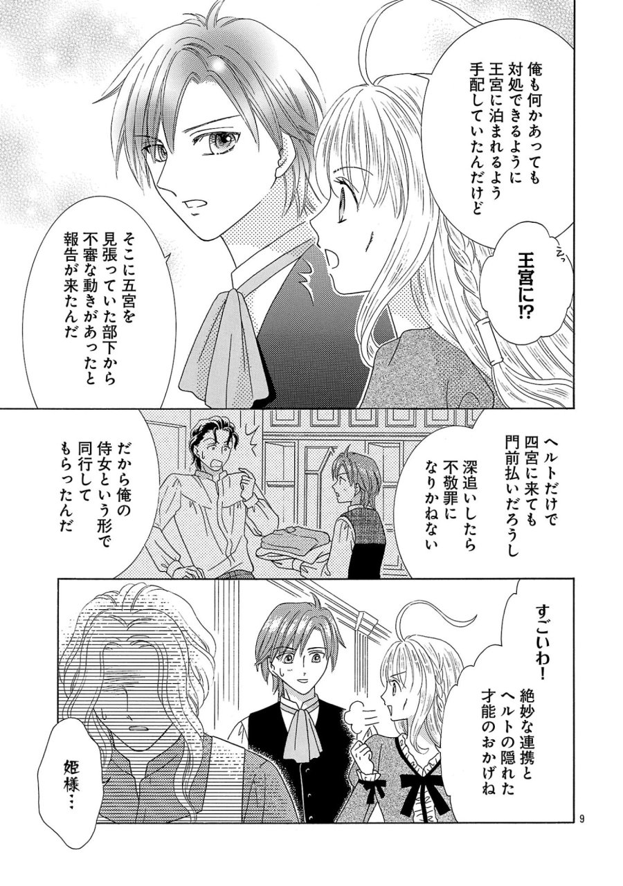 虐げられた苺姫は聖女のループに苺で抗う 第18.1話 - Page 9