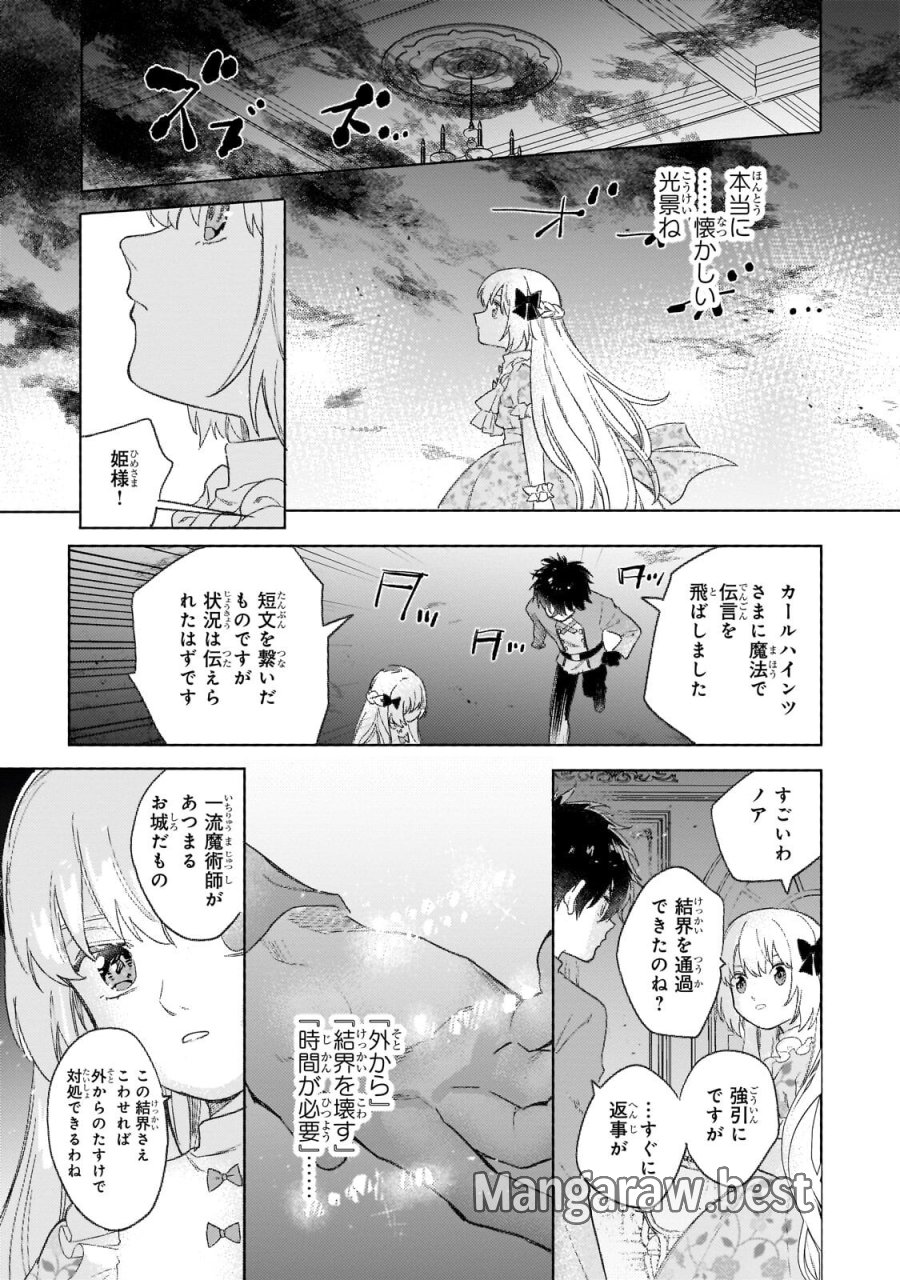 虐げられた追放王女は、転生した伝説の魔女でした　～迎えに来られても困ります。従僕とのお昼寝を邪魔しないでください～ 第17.1話 - Page 13
