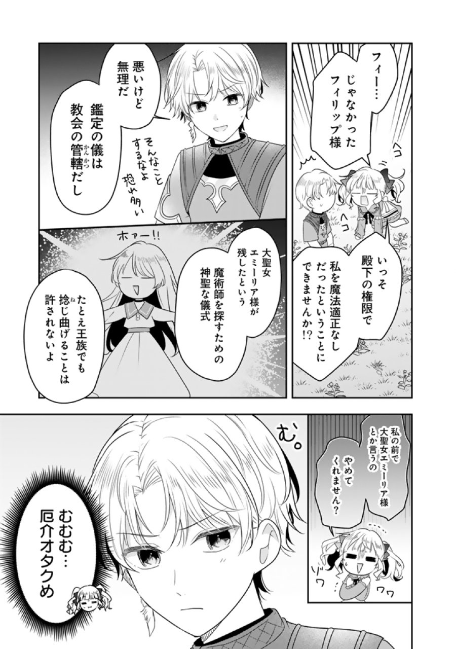 転生聖女は引きこもりスローライフを目指したい！ ～規格外の魔力？ 伝説の聖女の再来！？ 人違いなので放っておいて下さい！～ 第13.1話 - Page 5