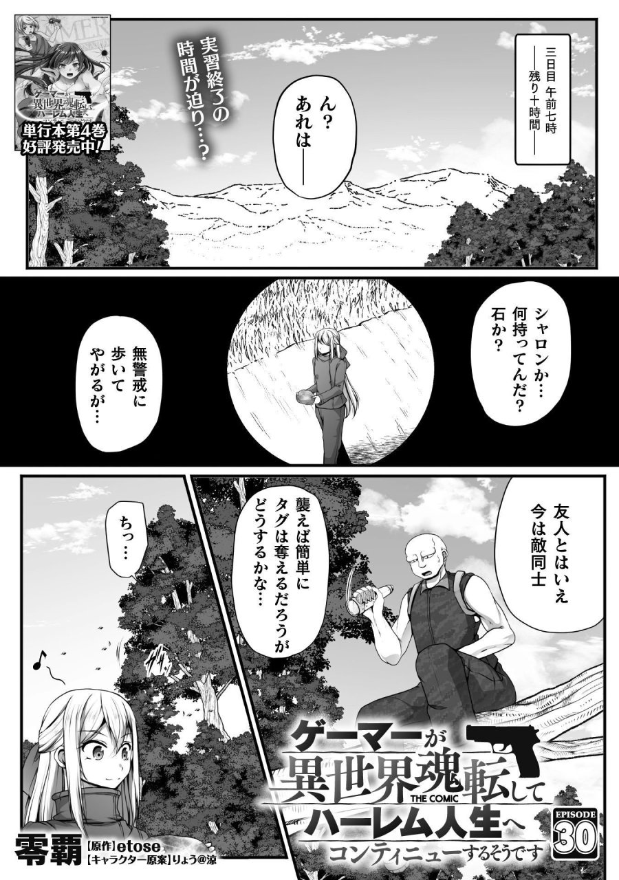 ゲーマーが異世界魂転してハーレム人生へコンティニューするそうです THE COMIC 第30話 - Page 1