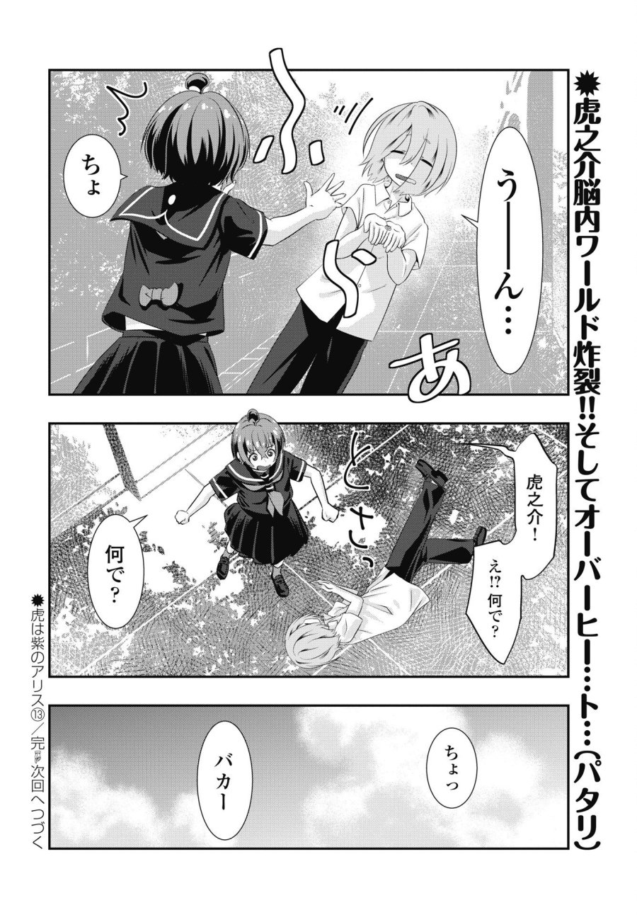 虎は紫のアリス 第13話 - Trang 24