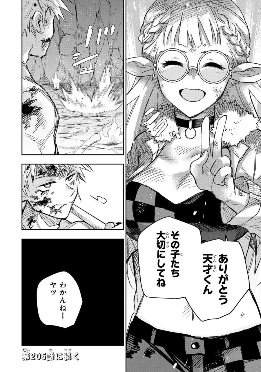 味方が弱すぎて補助魔法に徹していた宮廷魔法師、追放されて最強を目指す 第204話 - Page 18