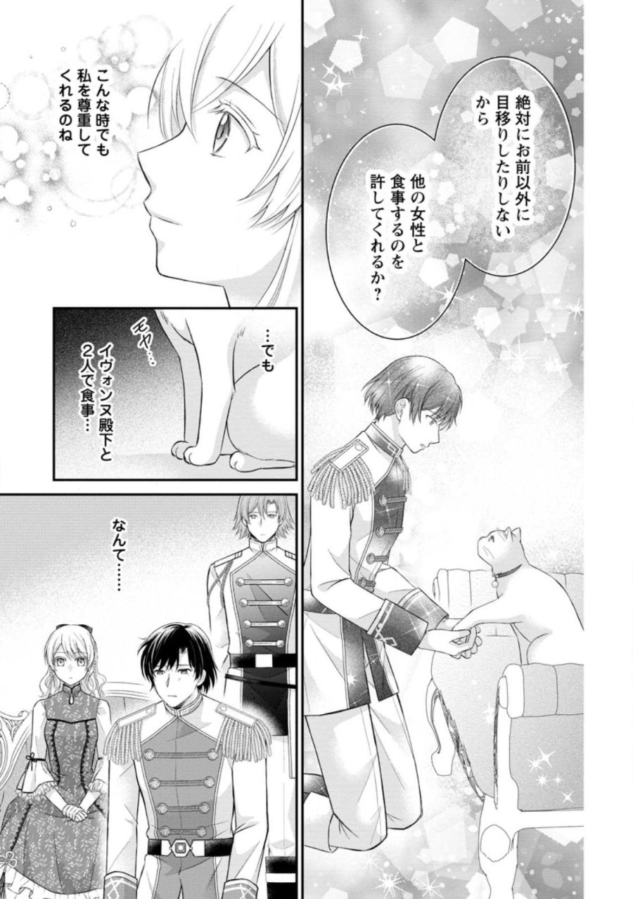 呪いで猫にされた悪女、王太子に拾われる。 第21.3話 - Page 11