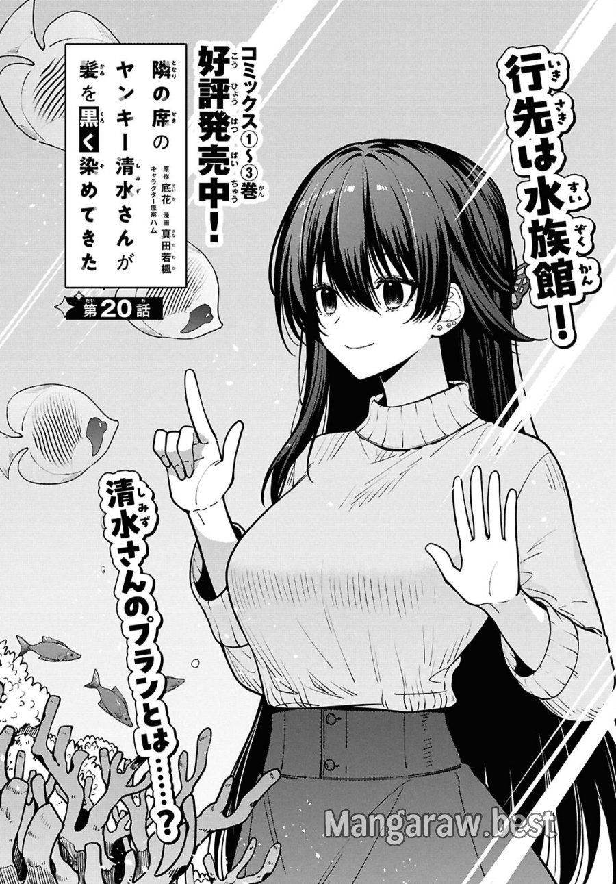 隣の席のヤンキー清水さんが髪を黒く染めてきた 第20話 - Page 6