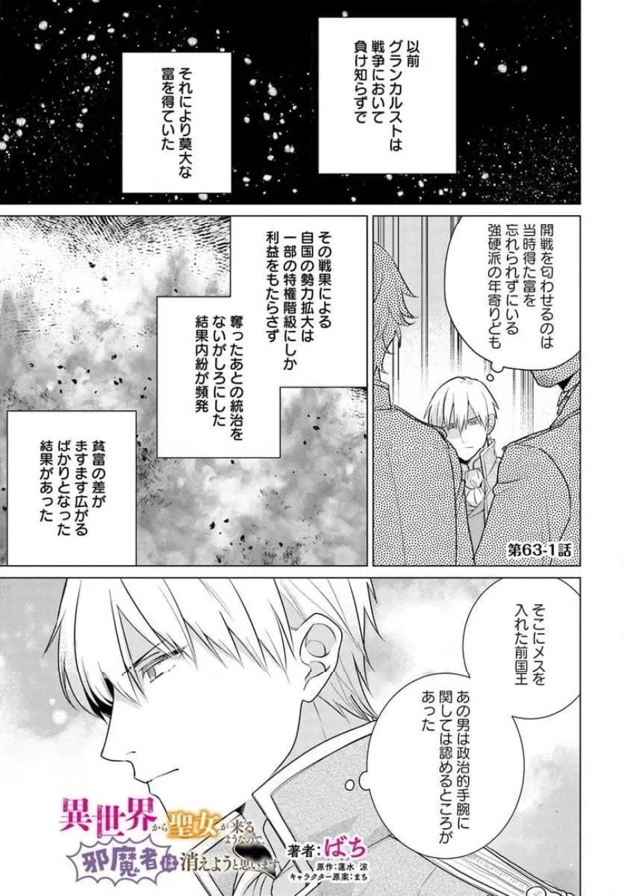 異世界から聖女が来るようなので、邪魔者は消えようと思います 第63.1話 - Page 1
