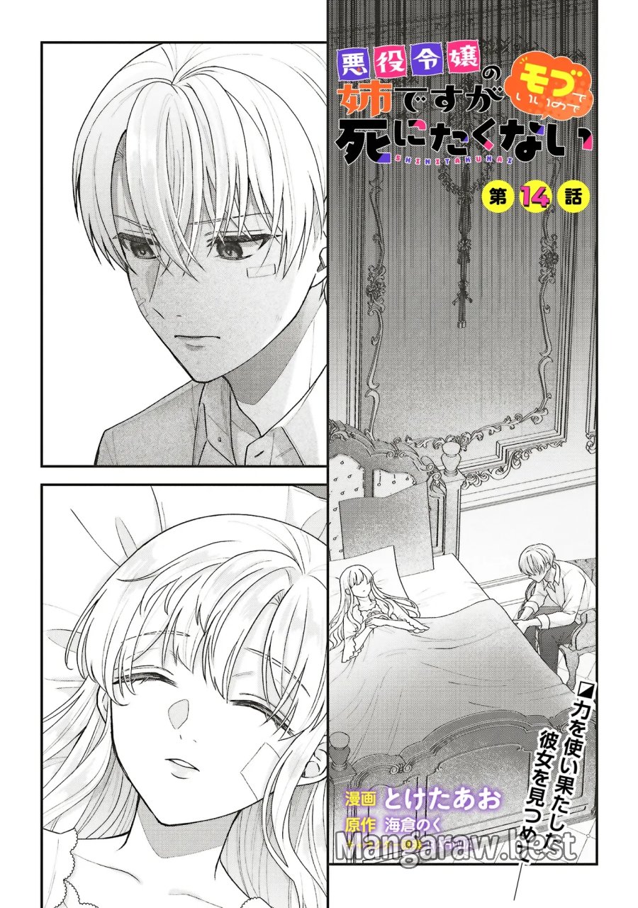 悪役令嬢の姉ですがモブでいいので死にたくない 第14.1話 - Page 1
