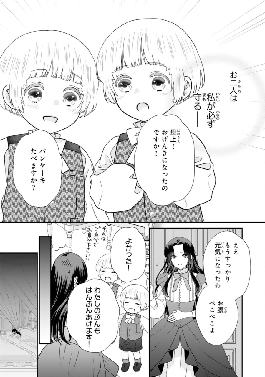 双子王子の継母になりまして～嫌われ悪女ですが、そんなことより義息子たちが可愛すぎて困ります～ 第15話 - Page 9