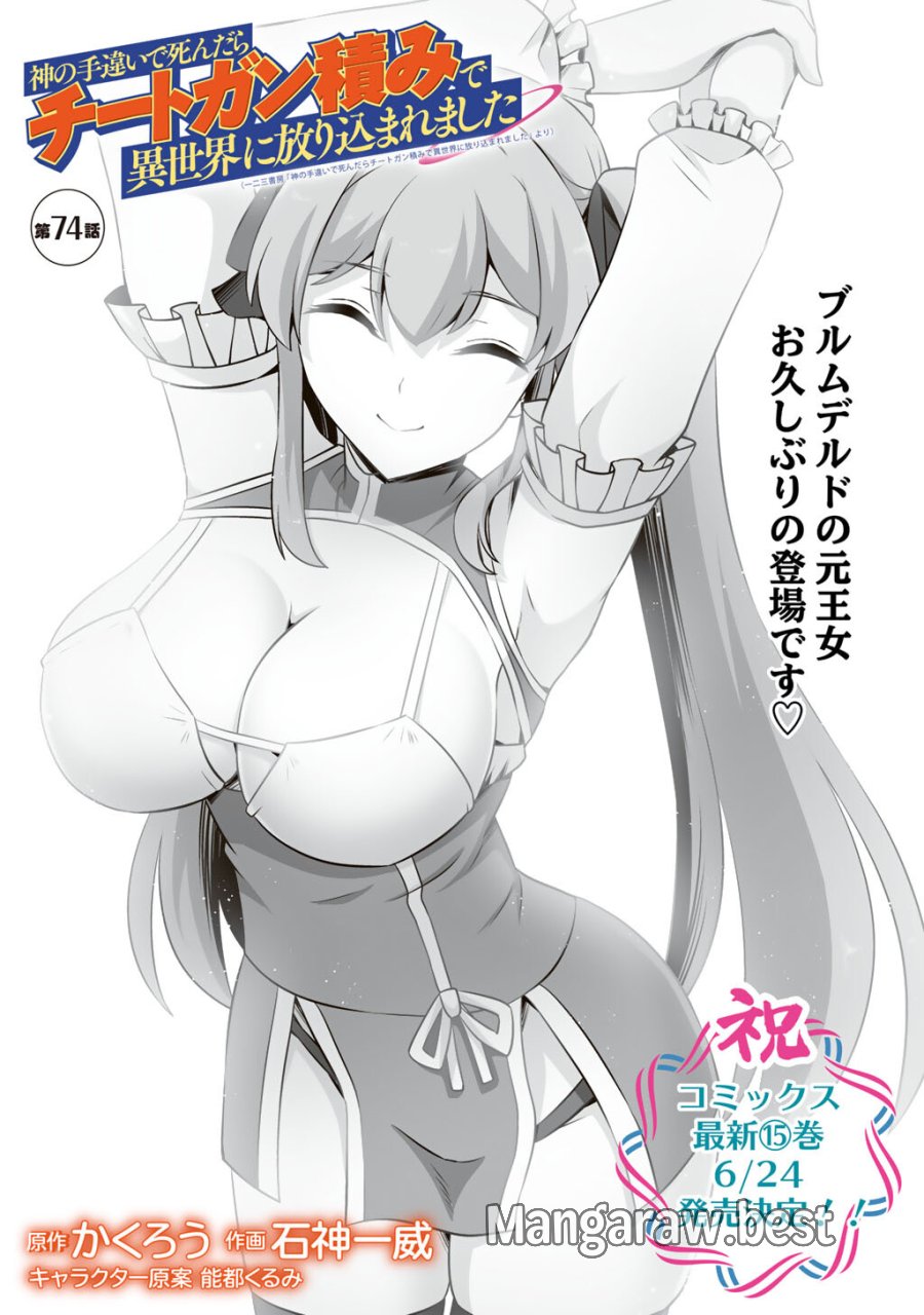 神の手違いで死んだらチートガン積みで異世界に放り込まれました 第74話 - Trang 1