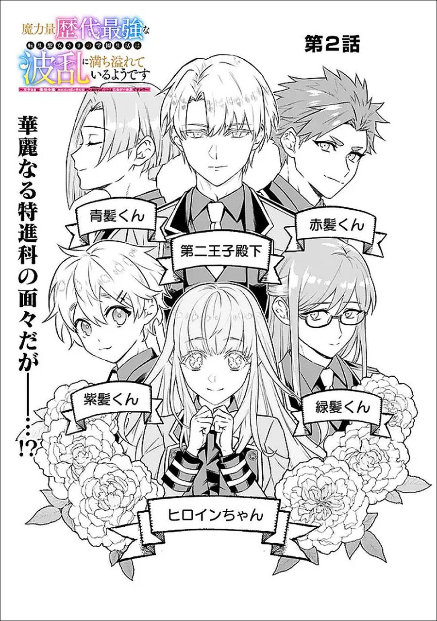 魔力量歴代最強な転生聖女さまの学園生活は波乱に満ち溢れているようです ～王子さまに悪役令嬢とヒロインぽい子たちがいるけれど、ここは乙女ゲー世界ですか?～ 第2話 - Page 3