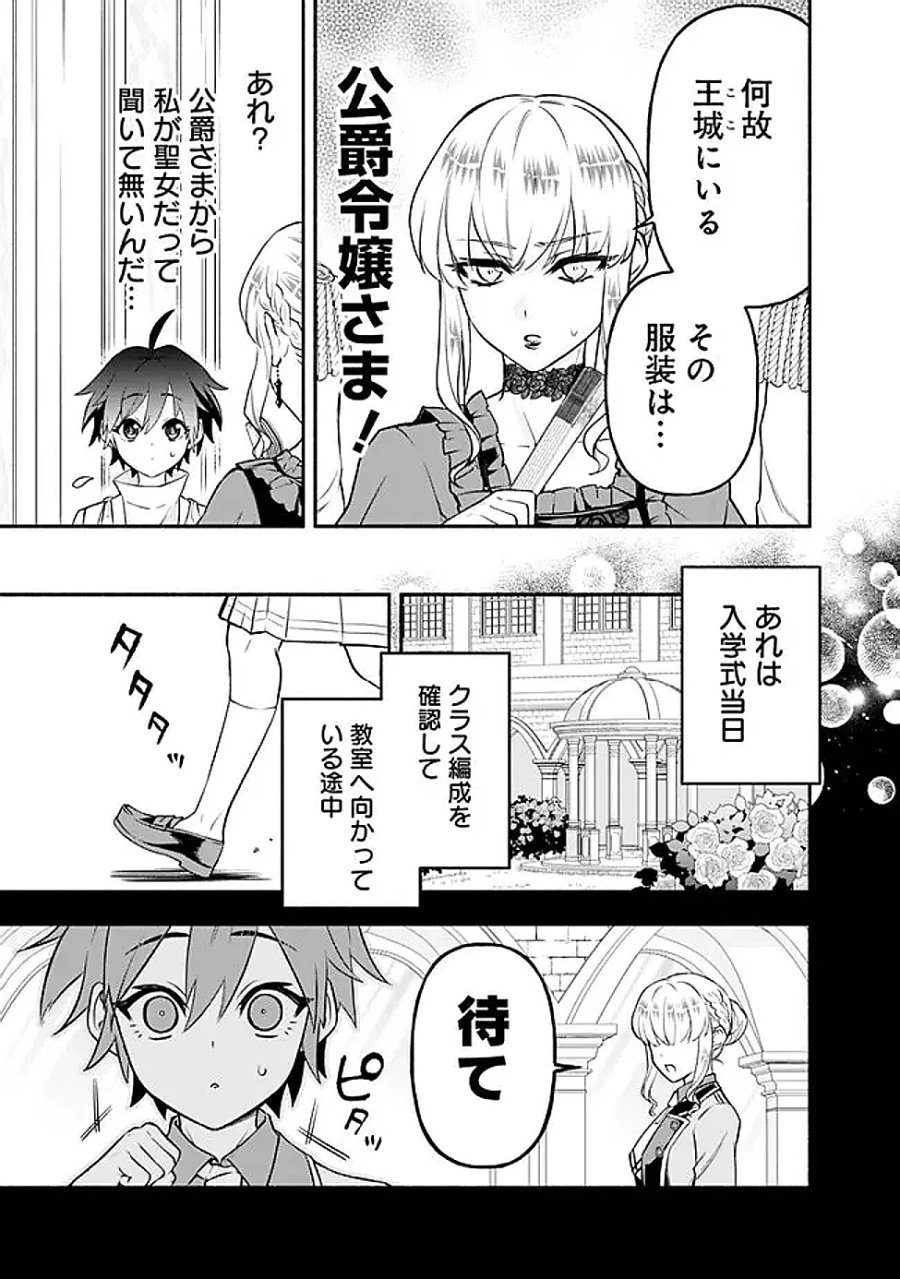 魔力量歴代最強な転生聖女さまの学園生活は波乱に満ち溢れているようです ～王子さまに悪役令嬢とヒロインぽい子たちがいるけれど、ここは乙女ゲー世界ですか?～ 第4話 - Page 25