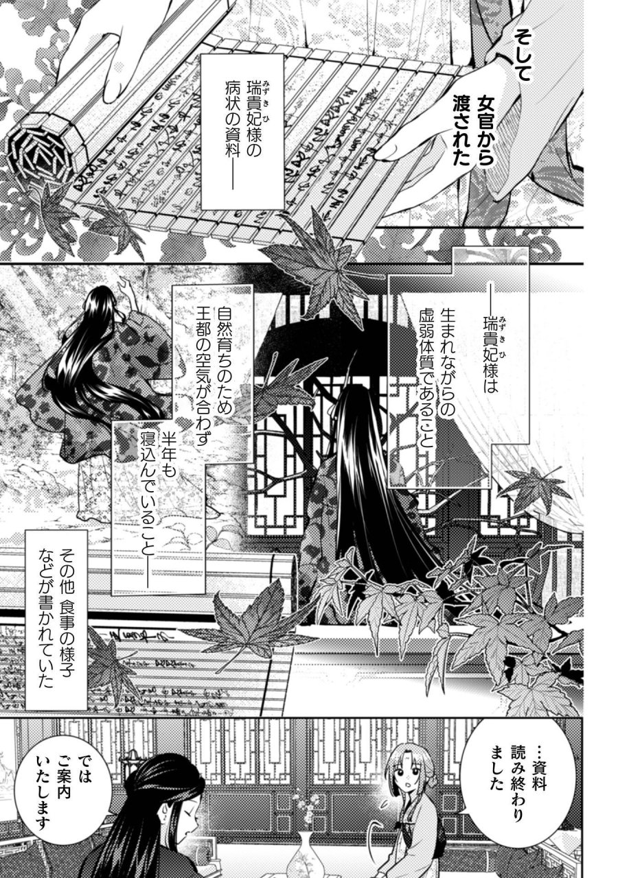 七十二候ノ国の後宮薬膳医 ～見習い陶仙女ですが、もふもふ達とお妃様の問題を解決します～ 第8話 - Page 4