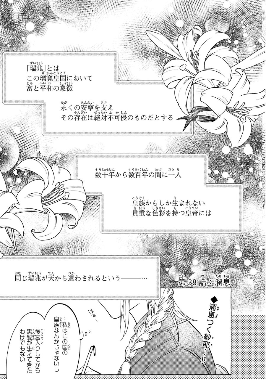 璃寛皇国ひきこもり瑞兆妃伝 日々後宮を抜け出し、有能官吏やってます。 第38話 - Page 1