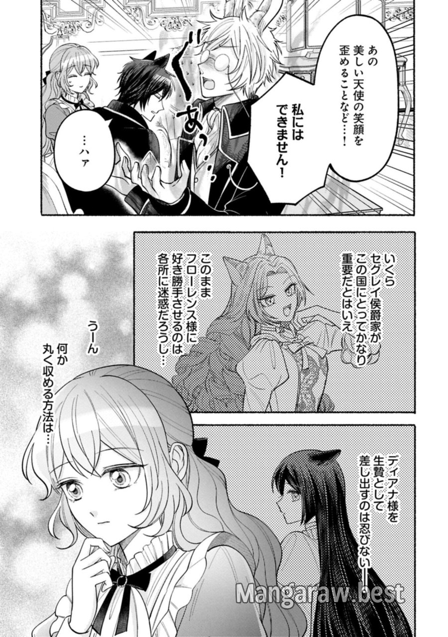 聖女の妹の尻拭いを仰せつかった、ただの侍女でございます～謝罪先の獣人国で何故か黒狼陛下に求愛されました！？～ 第21.2話 - Page 17
