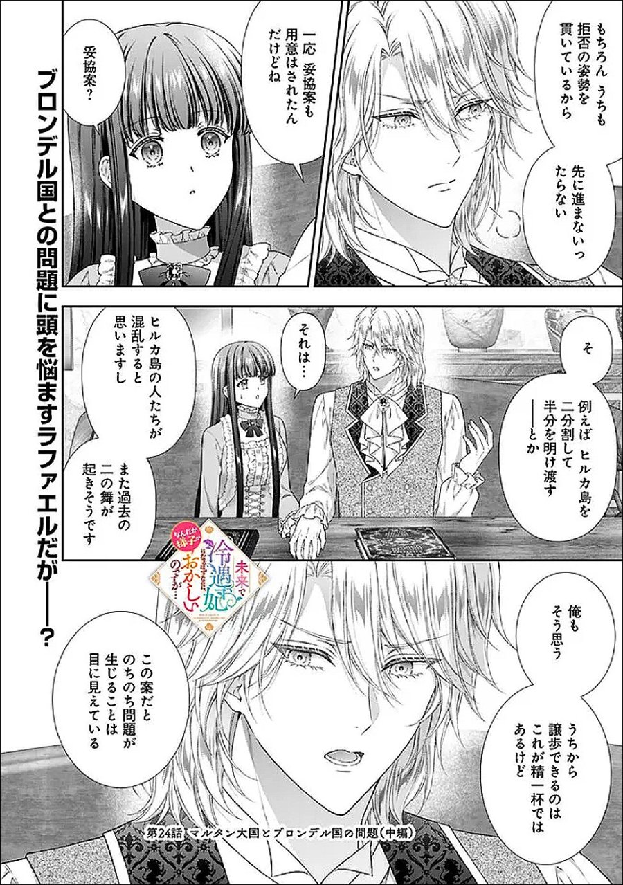 未来で冷遇妃になるはずなのに、なんだか様子がおかしいのですが… 第24.2話 - Page 1
