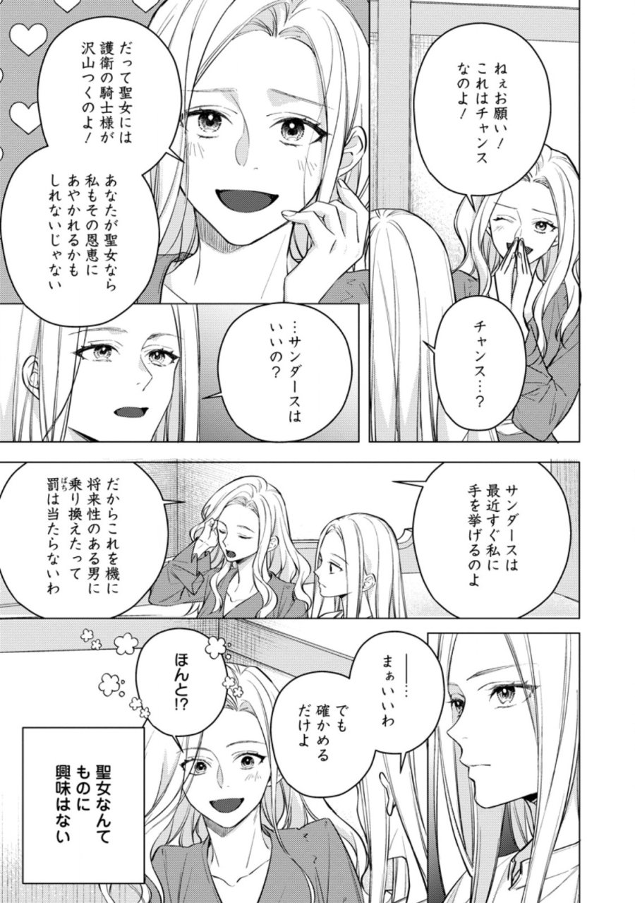 ヴェールの聖女 ヴェールの聖女 ～醜いと誤解された聖女、イケメン護衛騎士に溺愛される～ 第27.3話 - Page 2