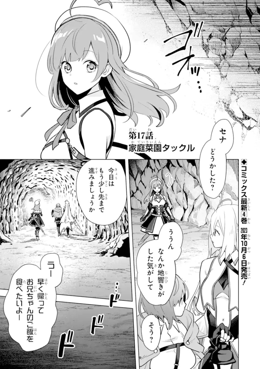 栽培チートで最強菜園～え、ただの家庭菜園ですけど?～ I Grew the Greatest Home Garden With My OP Cultivation Skill? 栽培チートで最強菜園 栽培チートで最強菜園 ~え、ただの家庭菜園ですけど?~ 第17.1話 - Trang 1