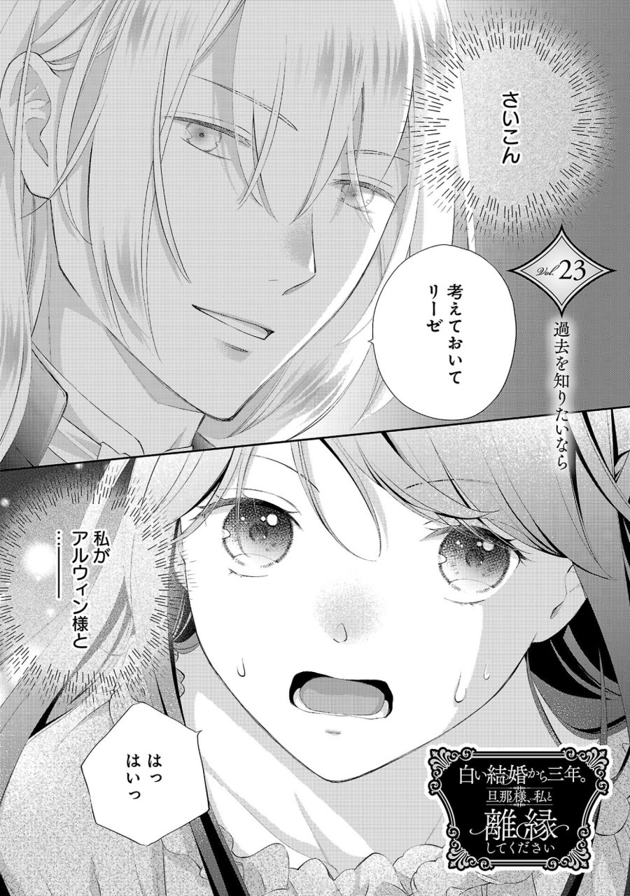 白い結婚から三年。旦那様、私と離縁してください 第23.1話 - Page 3