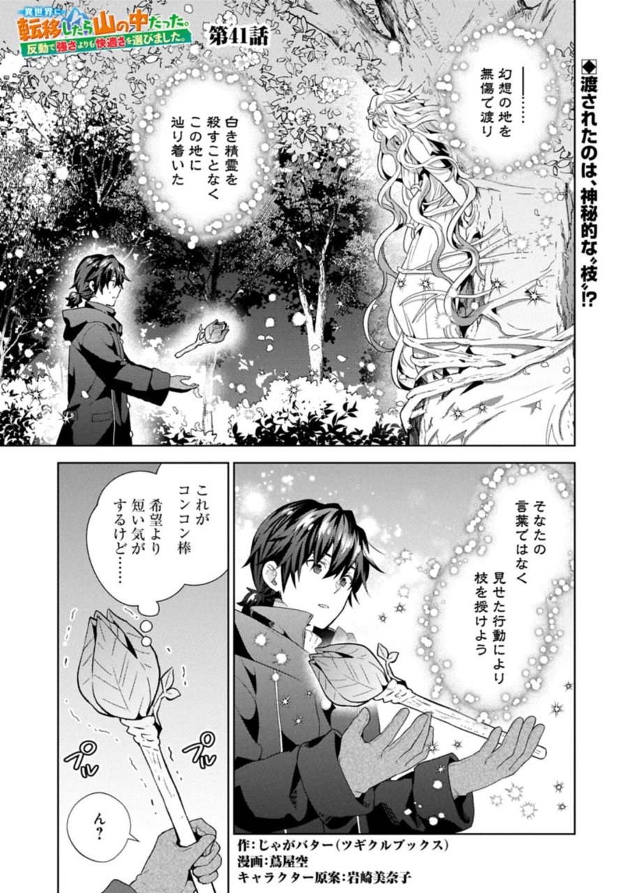 異世界に転移したら山の中だった。反動で強さよりも快適さを選びました。 第41.1話 - Page 1