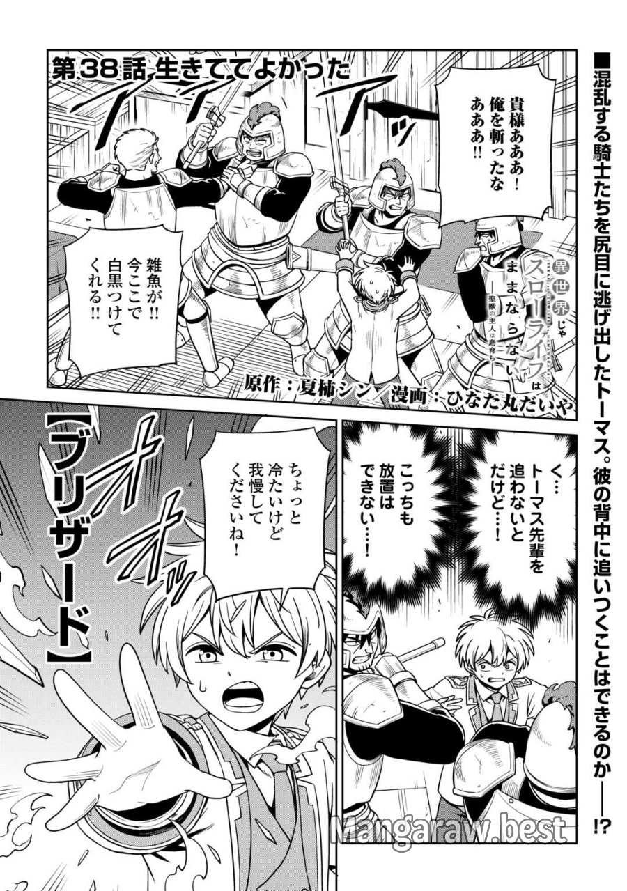 異世界じゃスローライフはままならない～聖獣の主人は島育ち～ 第38話 - Page 1