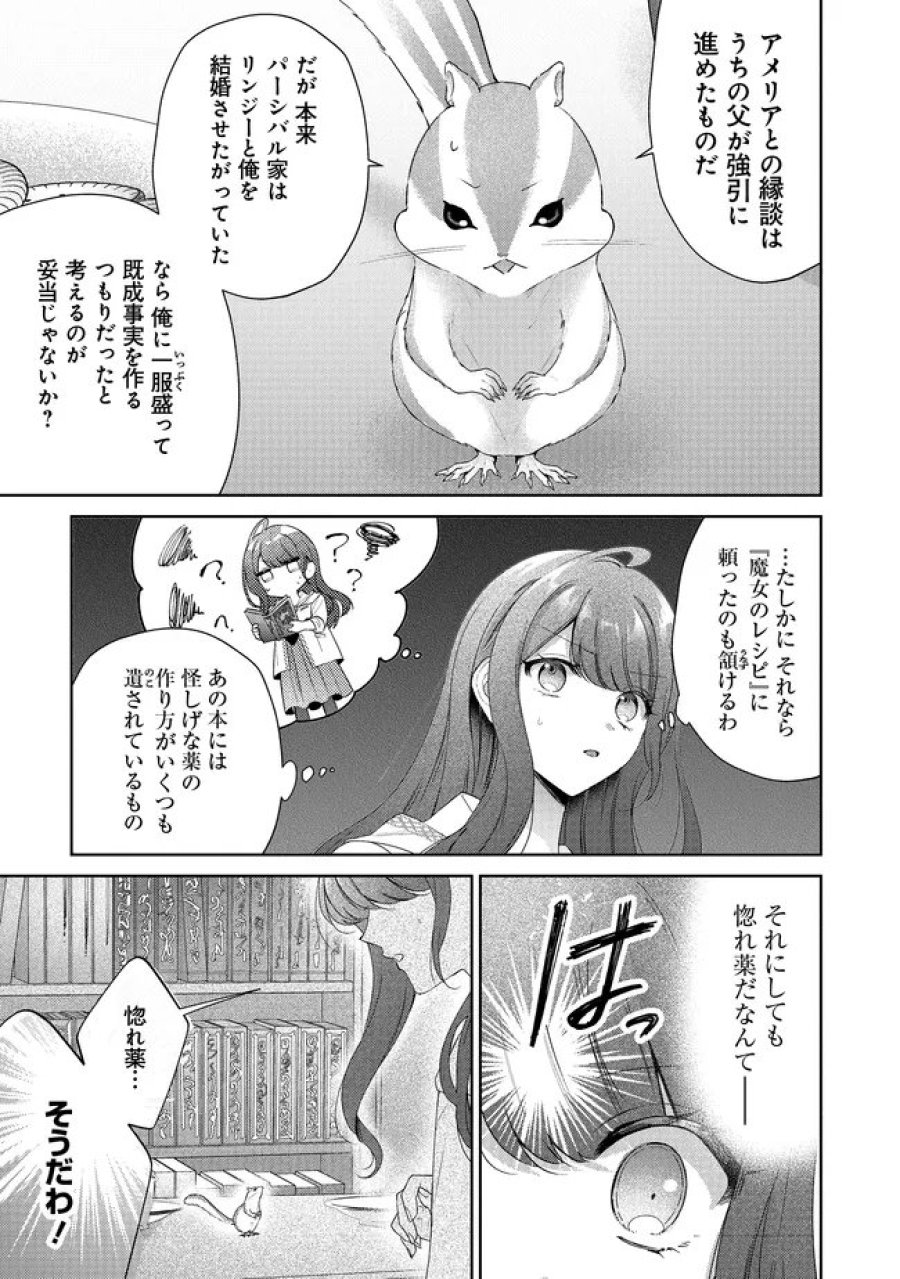 リスになってしまった婚約者が、毛嫌いしていたはずの私に助けを求めてきました。 第11.2話 - Page 2