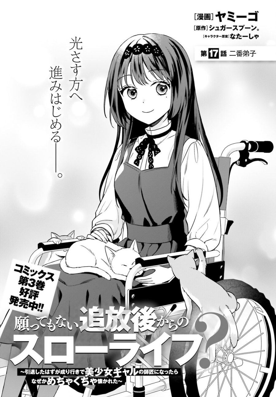 願ってもない追放後からのスローライフ？ ～引退したはずが成り行きで美少女ギャルの師匠になったらなぜかめちゃくちゃ懐かれた～ 第17話 - Page 1