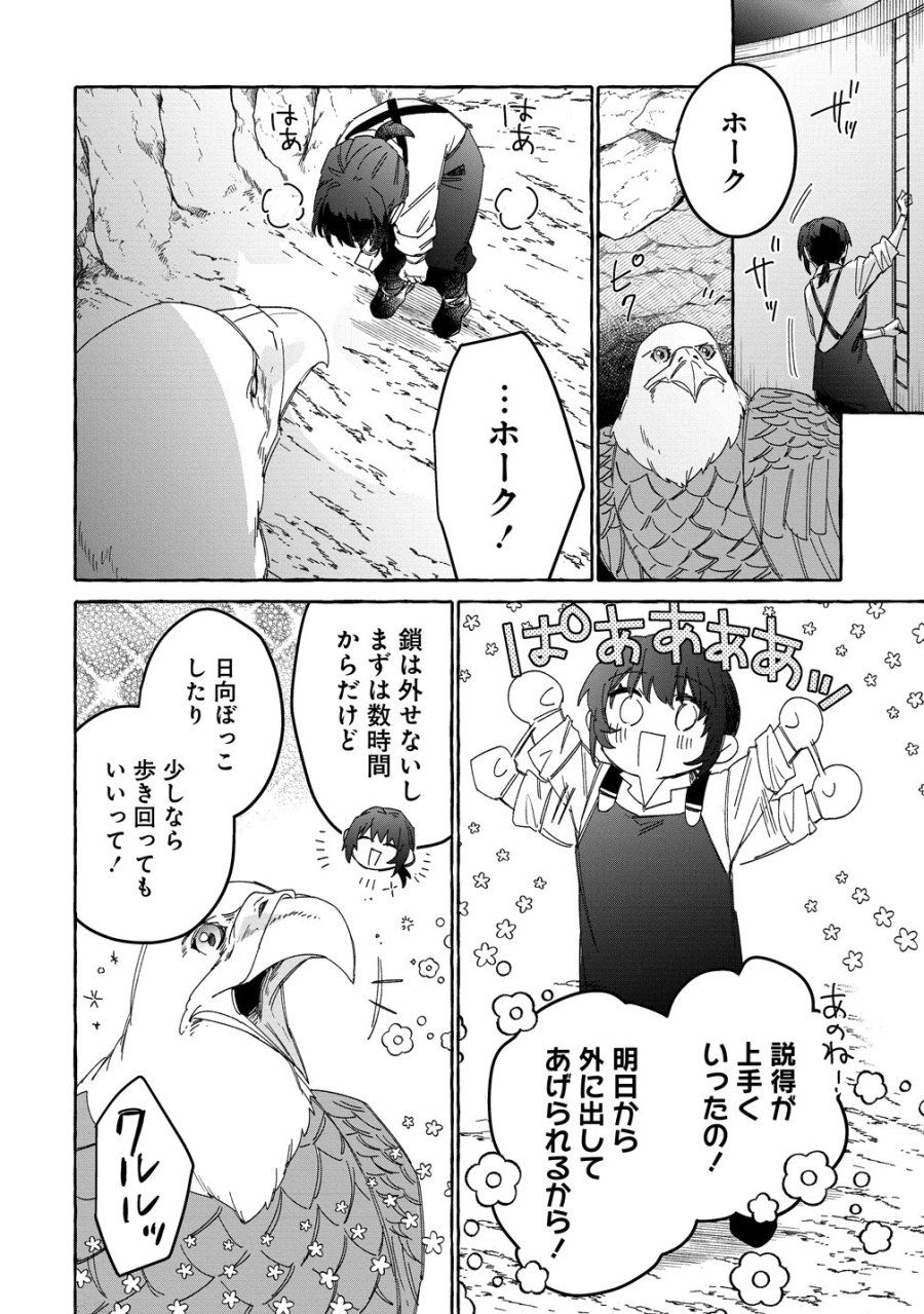 生き餌によるモフモフ猛禽飼育記 異世界トリップしたら、姫巫女召喚のおまけでした 第3話 - Page 22