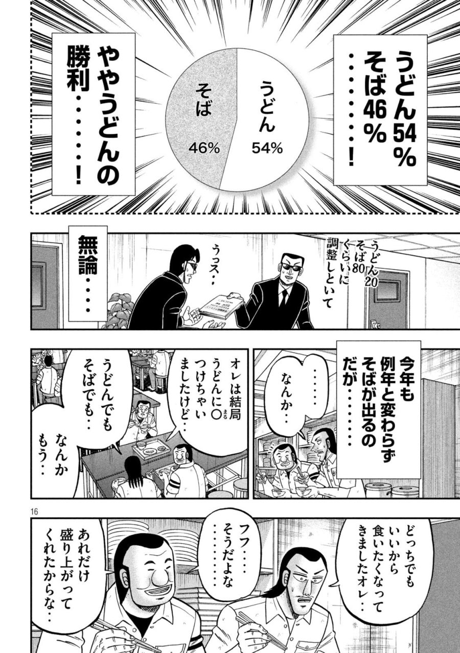 1日外出録ハンチョウ 第178話 - Page 16