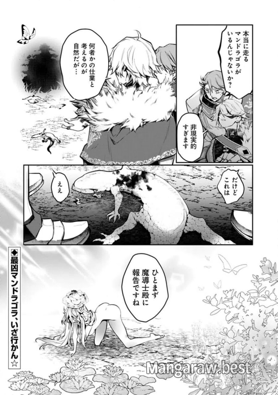 魔物(マンドラゴラ)ってバレたら討伐ですか? ～花の魔女のほほえみは勘違いの種を蒔く～ 第1話 - Page 46