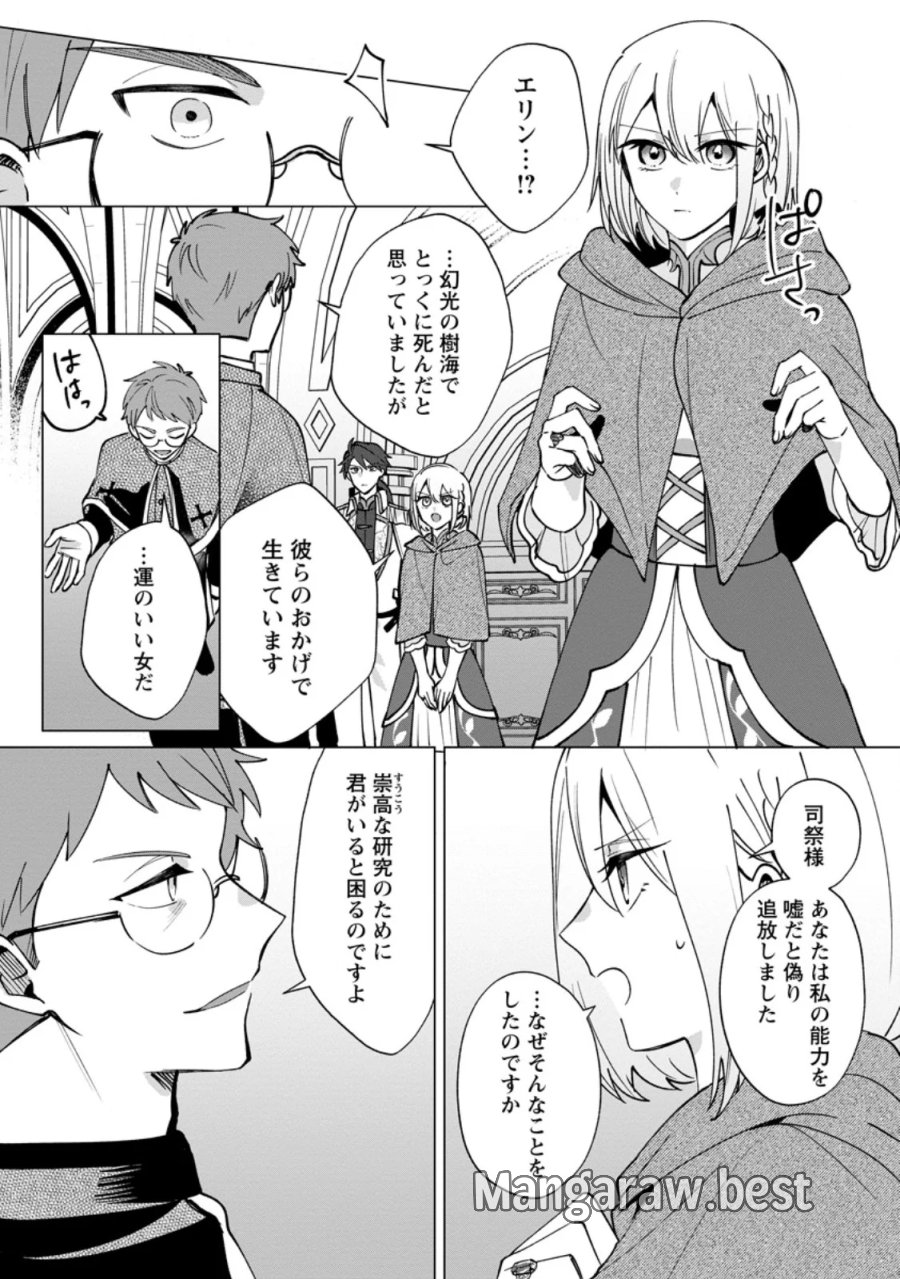 捨てられ聖女のもふもふ保護活動〜天才魔法使いと幻獣たちに愛されて幸せになります〜 第12.2話 - Page 3