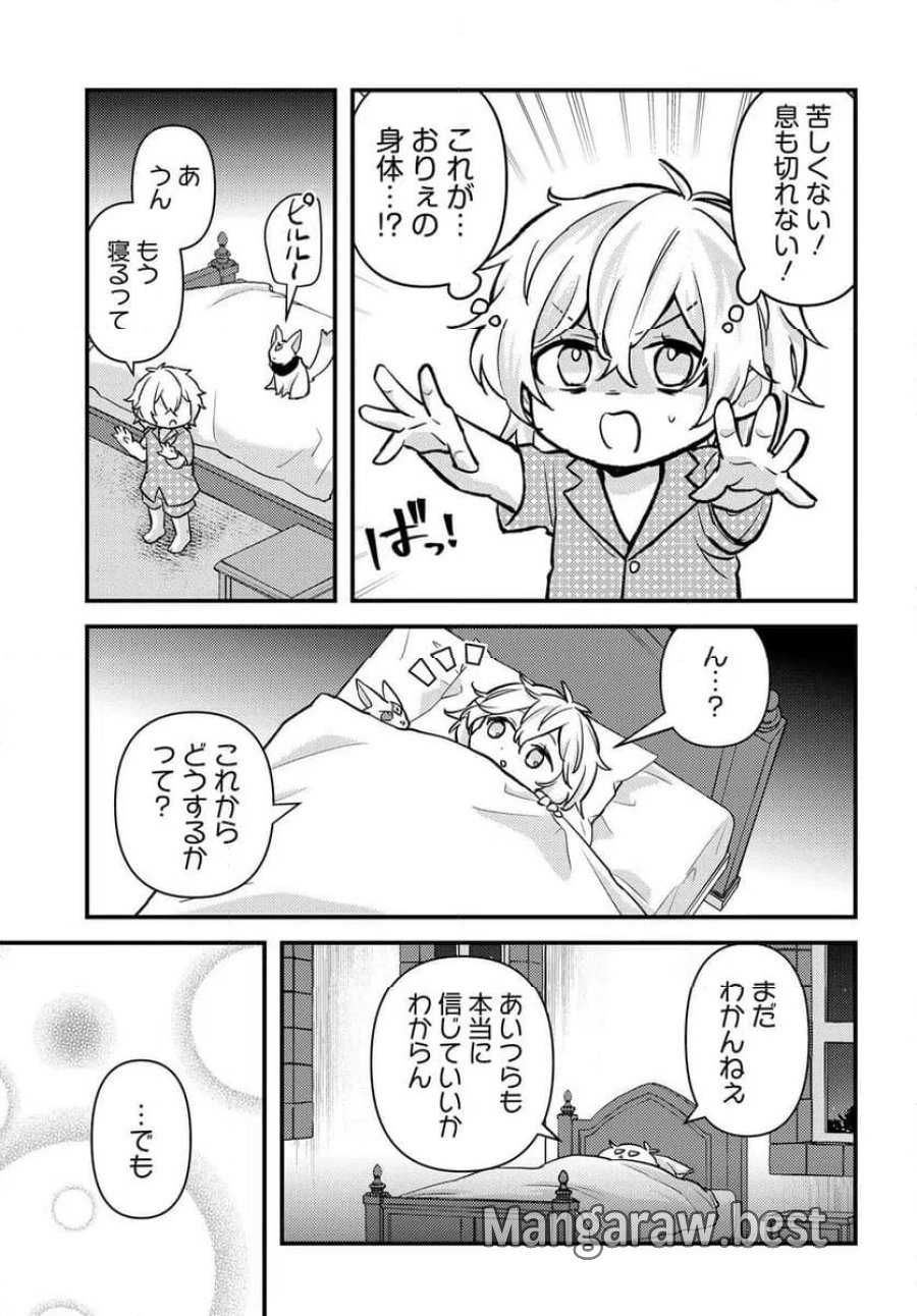 ちびっ子転生者は手に負えないッ!～転生したらちびっ子だったけど、聖獣と一緒にちゅどーん!する～ 第1話 - Page 39