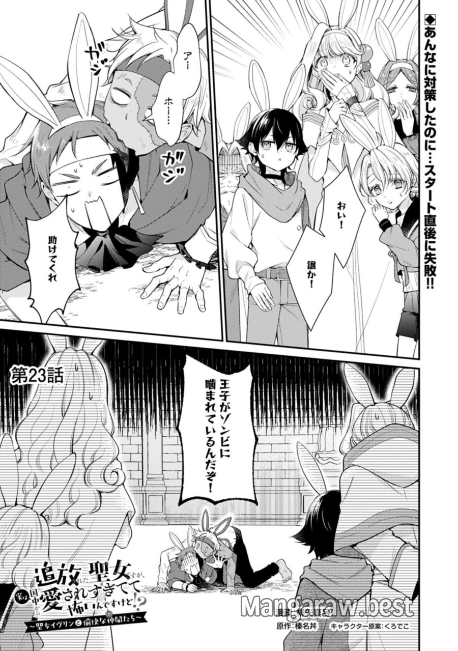 追放された聖女ですが、実は国中から愛されすぎてて怖いんですけど！？～聖女イヴリンと愉快な（？）仲間たち～ 第23.1話 - Page 1